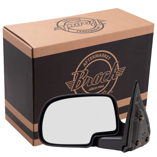 Manual Mirror fits Silverado Sierra Pickup Tahoe Yukon & XL Suburban Driver Side