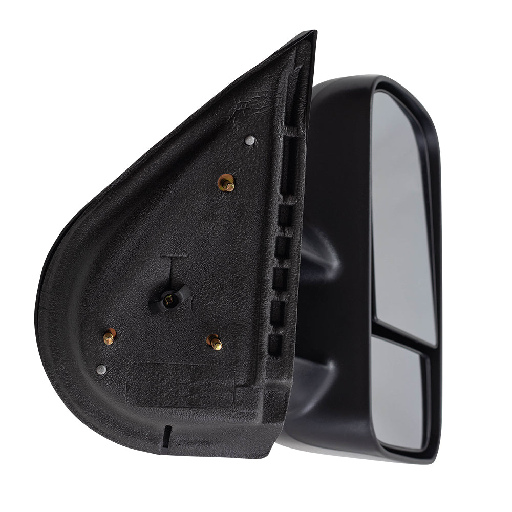 Brock Replacement Driver and Passenger Set Manual Telescopic Tow Mirrors Compatible with 2007-2014 Silverado Sierra Pickup Truck