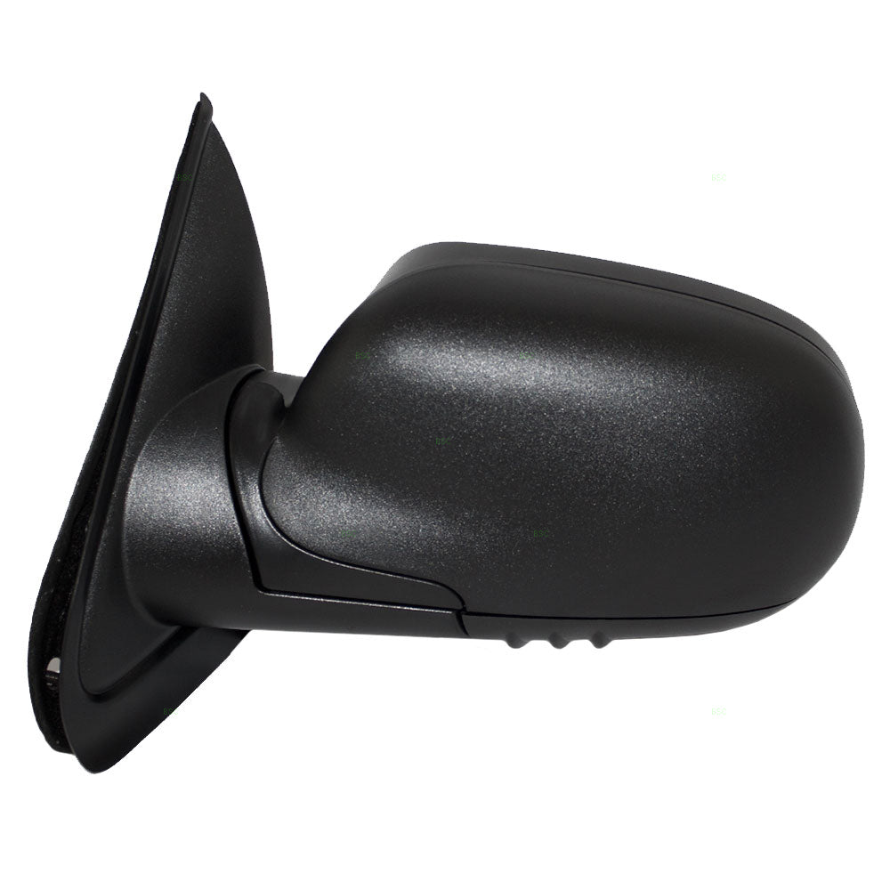 Brock Replacement Driver Manual Side Door Mirror Textured Compatible with 2002-2009 Trailblazer & EXT Envoy Envoy SUV XL