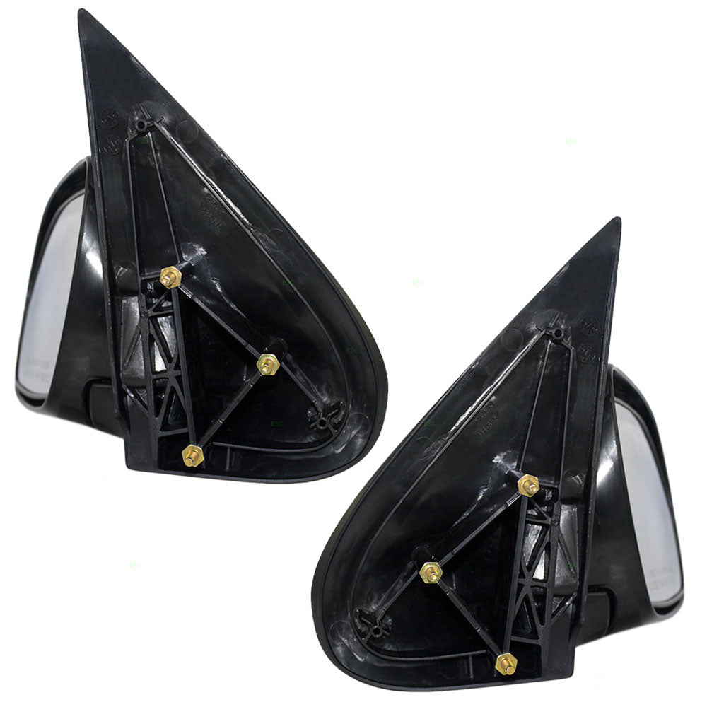 Brock Replacement Driver and Passenger Set Manual Side Door Mirrors Compatible with Venture Uplander Silhouette Trans Sport Van