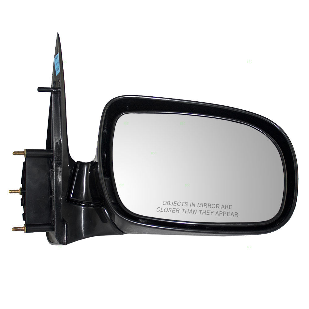 Brock Replacement Passenger Manual Side Door Mirror Compatible with Venture Uplander Silhouette Trans Sport Van