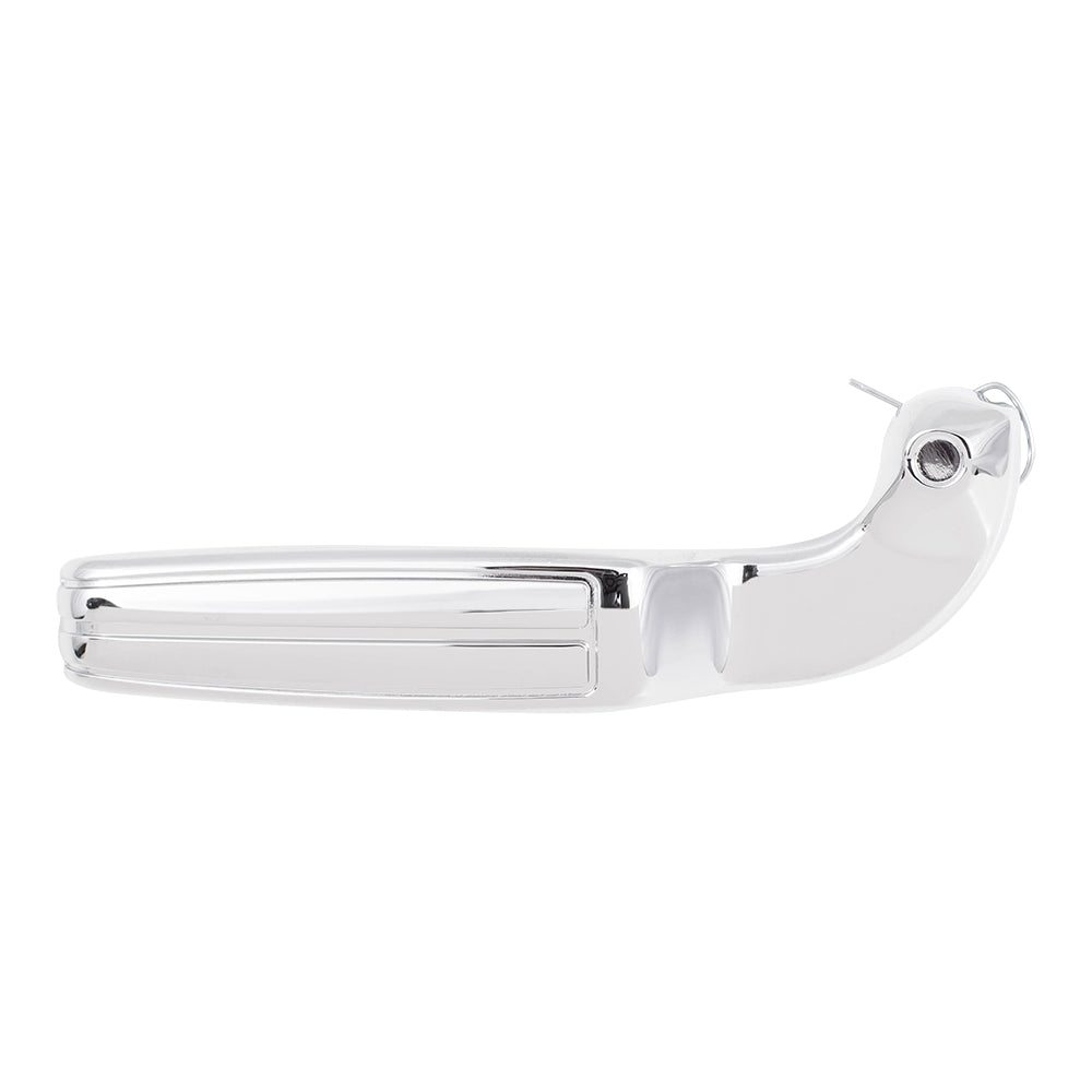 Brock Replacement Set Front Inside Chrome Door Handles Compatible with El Camino Impala Nova Cutlass Firebird GTO Ventura 7743521 7743520