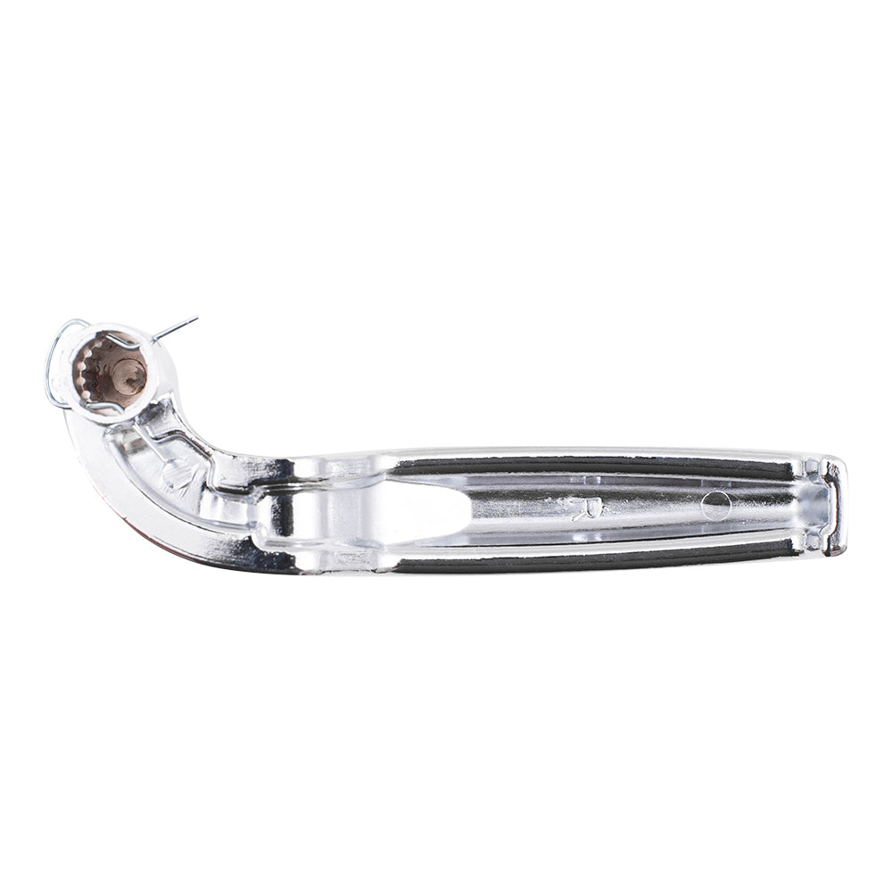 Brock Replacement Set Front Inside Chrome Door Handles Compatible with El Camino Impala Nova Cutlass Firebird GTO Ventura 7743521 7743520