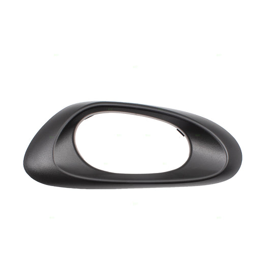 Brock Replacement Drivers Rear Interior Inside Door Handle Trim Bezel Black Textured Compatible with Trailblazer 15214506