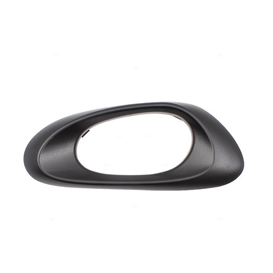 02-09 Trailblazer Passengers Rear Inside Door Handle Black Textured Trim Bezel