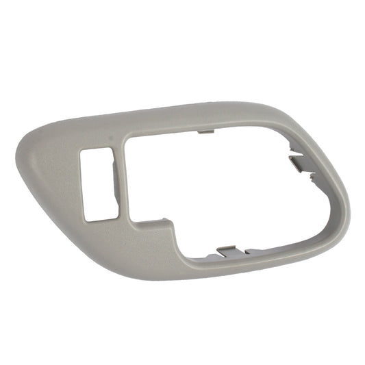 Brock Replacement Drivers Inside Interior Gray Door Handle Trim Bezel Compatible with Escalade Pickup Suburban Tahoe Yukon 15708079