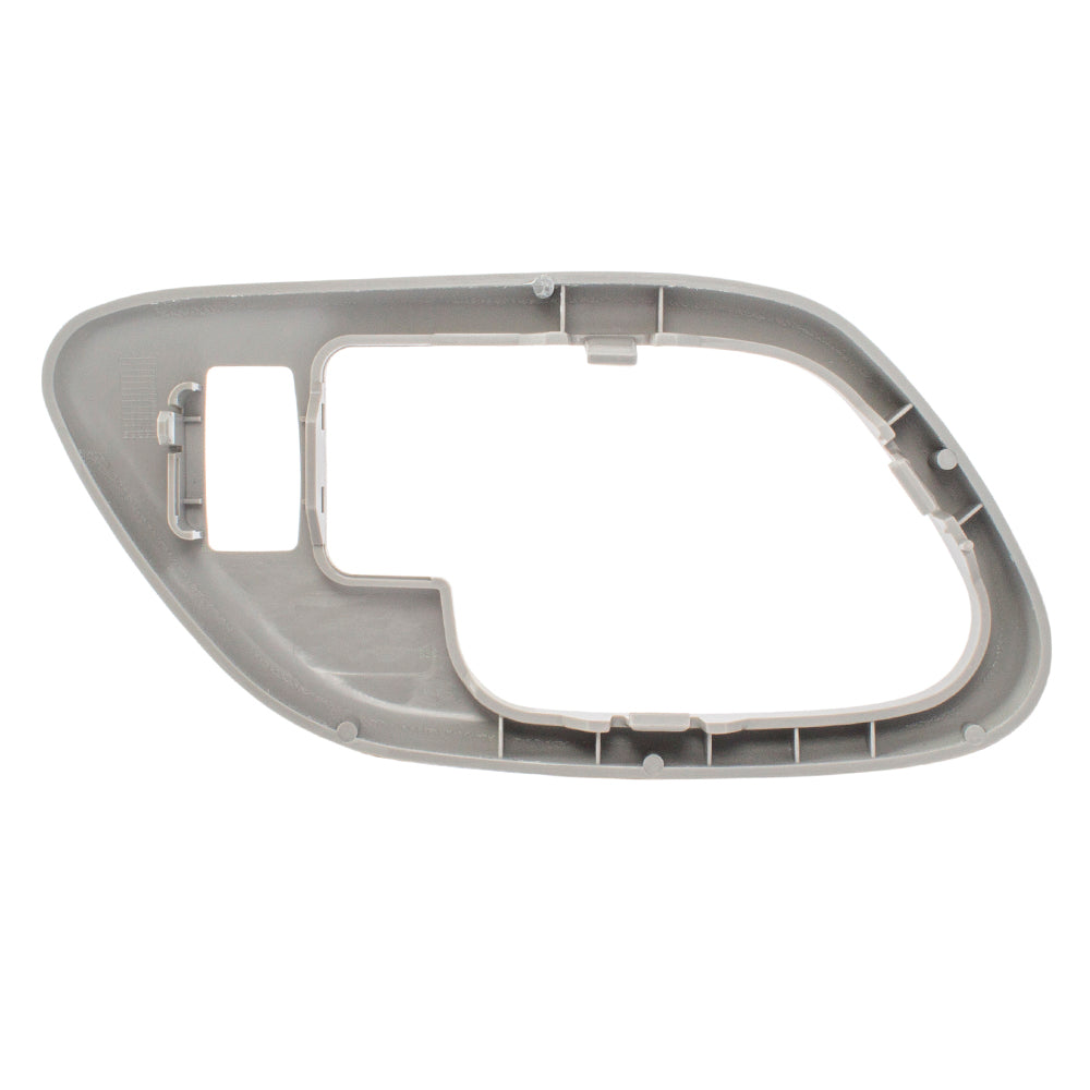 Brock Replacement Passengers Inside Interior Gray Door Handle Trim Bezel Compatible with Escalade Pickup Suburban Tahoe Yukon 15708080