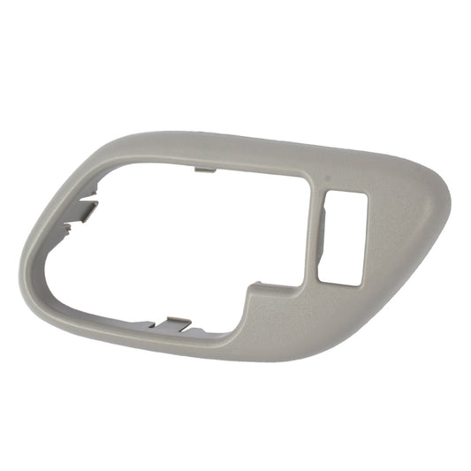 Brock Replacement Passengers Inside Interior Gray Door Handle Trim Bezel Compatible with Escalade Pickup Suburban Tahoe Yukon 15708080