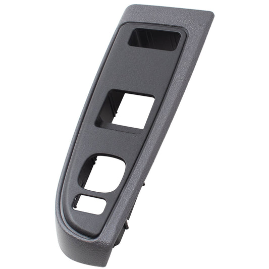 Power Window Master Switch Bezel fits 03-07 Silverado Sierra Driver Dark Gray