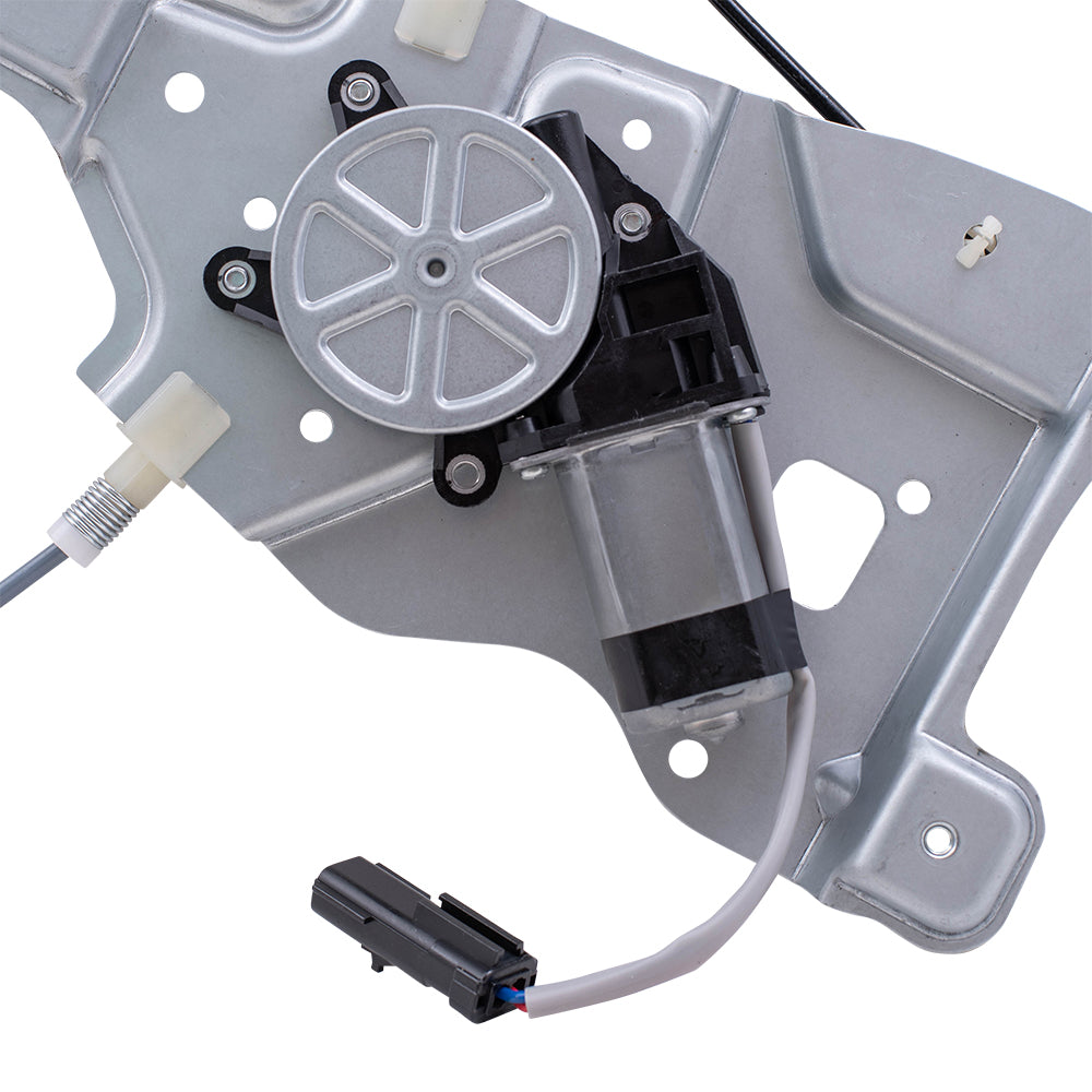 Brock Replacement Set Front Power Window Regulators with Motors Compatible with 2012-2017 Equinox