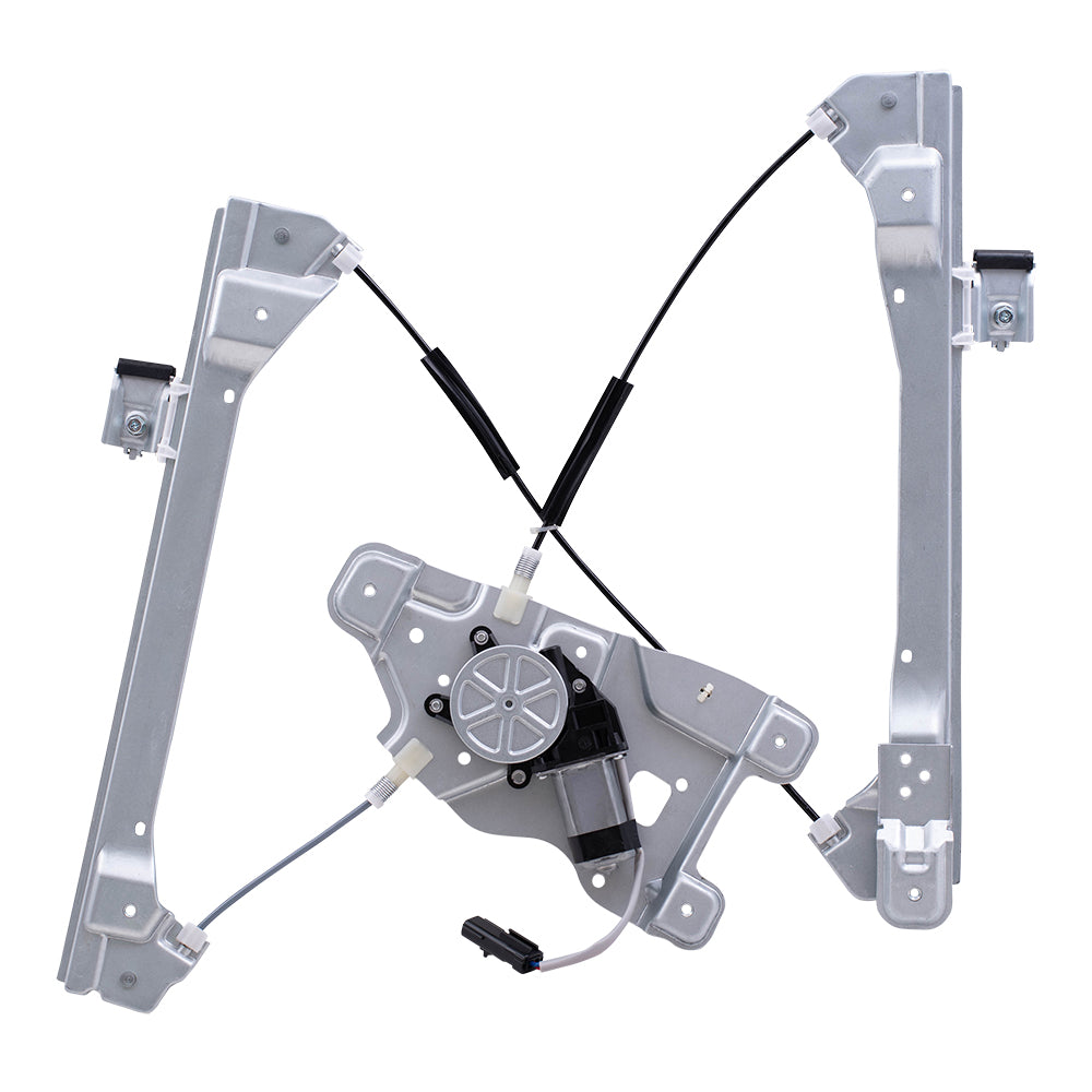 Brock Replacement Passenger Front Power Window Regulator with Lift Motor Assembly Compatible with 2012-2017 Equinox