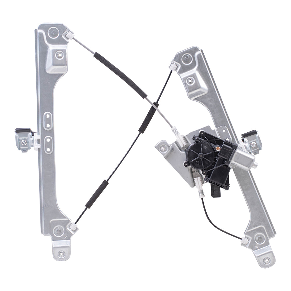 Brock Aftermarket Replacement Front Driver Left Power Window Regulator with Motor Compatible with 2010-2015 Cadillac SRX