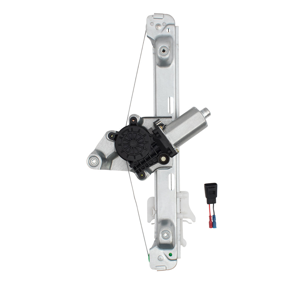 Brock Replacement Rear Driver Side Power Window Regulator with Motor Compatible with 2005-2007 Malibu/ 2005-2007 Malibu Maxx/ 2008 Malibu Classic