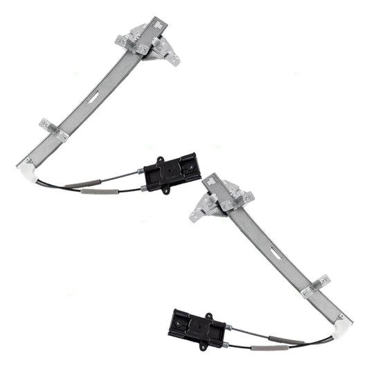 Power Window Regulators Set fits Regal Century Intrigue Front Pair without Motor