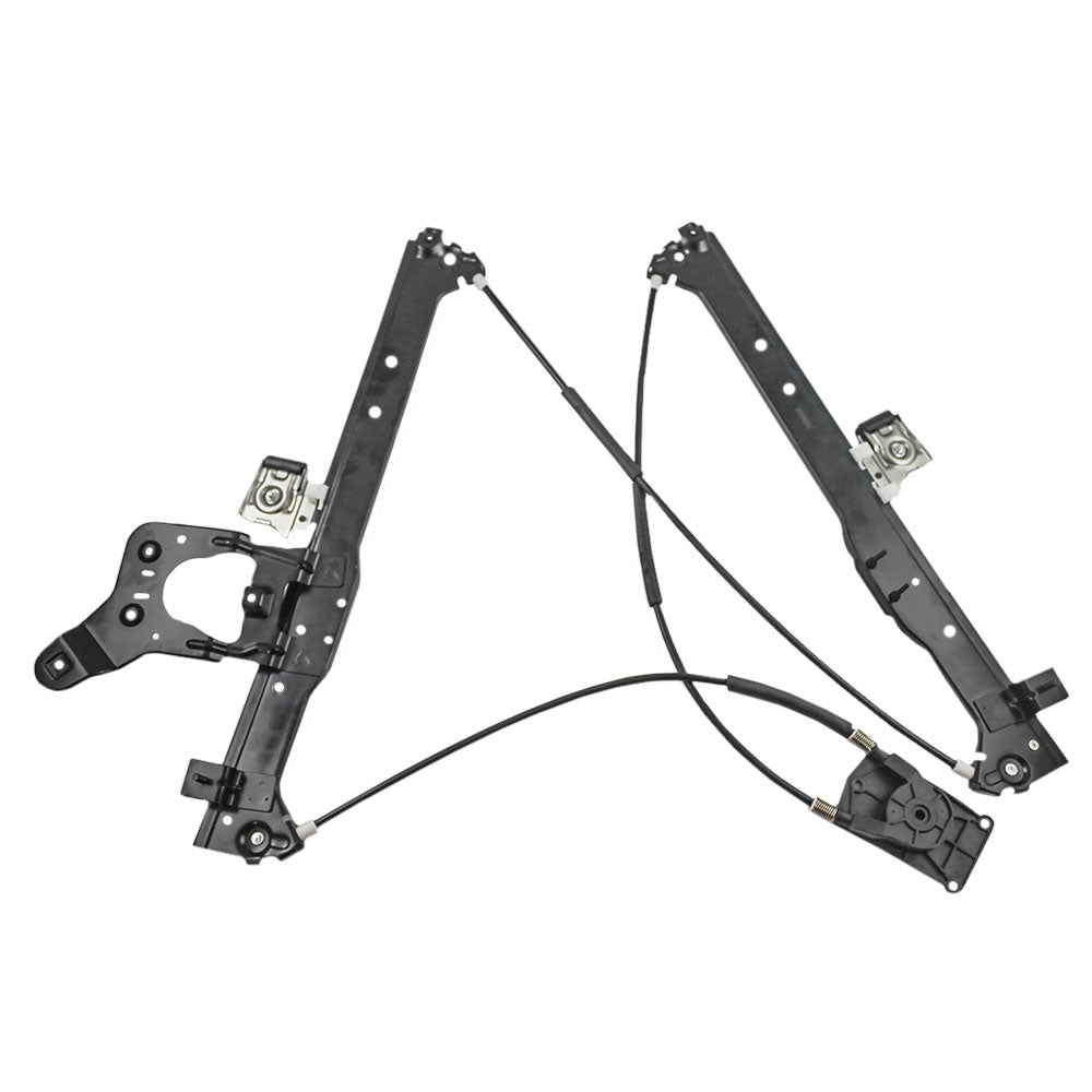 Brock Replacement Passenger Rear Power Window Regulator Without Motor Compatible with 2001-2007 Silverado Sierra Pickup Truck