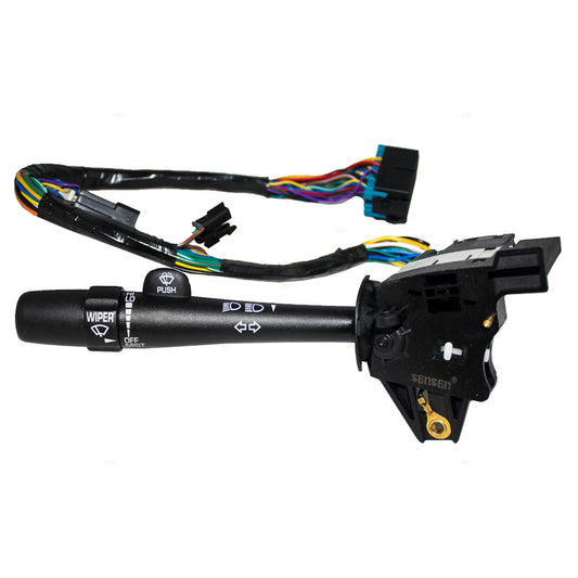 Brock Replacement Turn Signal Switch Wiper Dimmer Brights Lever Compatible with 2000-2005 Impala Monte Carlo 88964581