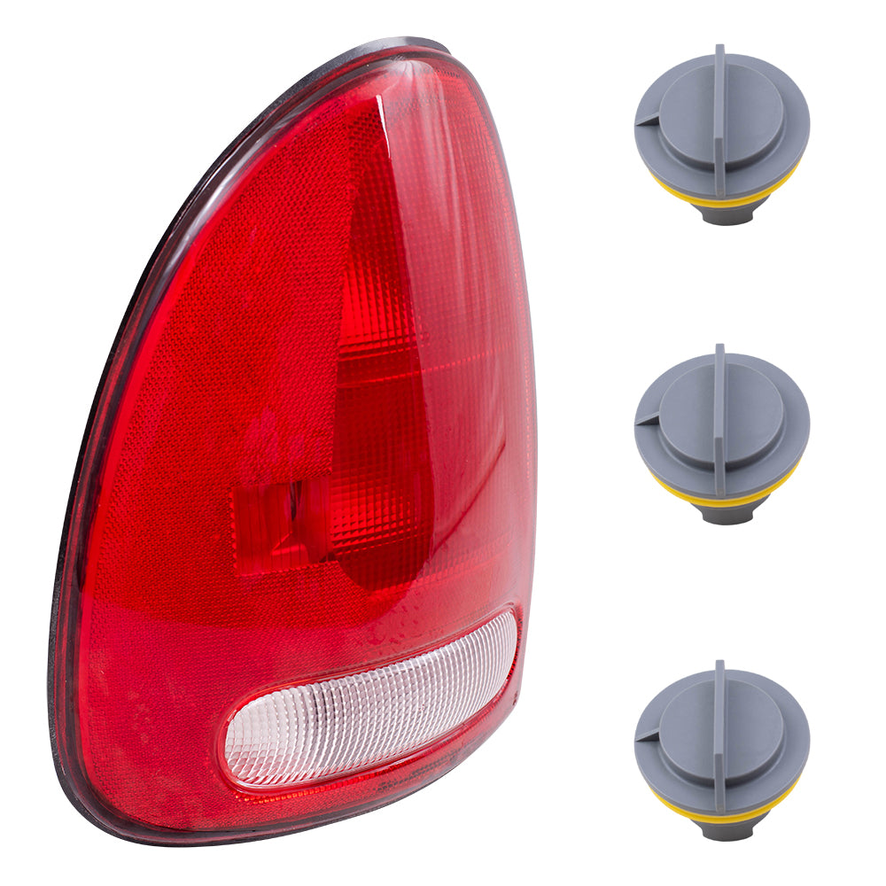 Tail Light W/Circuit Board & Sockets W/O Bulbs for 96-03 Various Model Vans &SUV