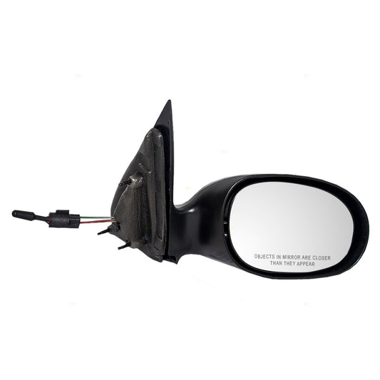 Replacement Passengers Manual Remote Side View Mirror Textured Compatible with 2001-2003 PT Cruiser 4724654AE