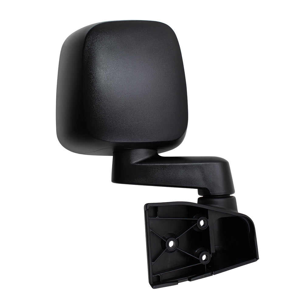 Driver and Passenger Manual Side View Mirrors Textured Replacement for 2003-2006 Wrangler 55395061AD 55395060AD