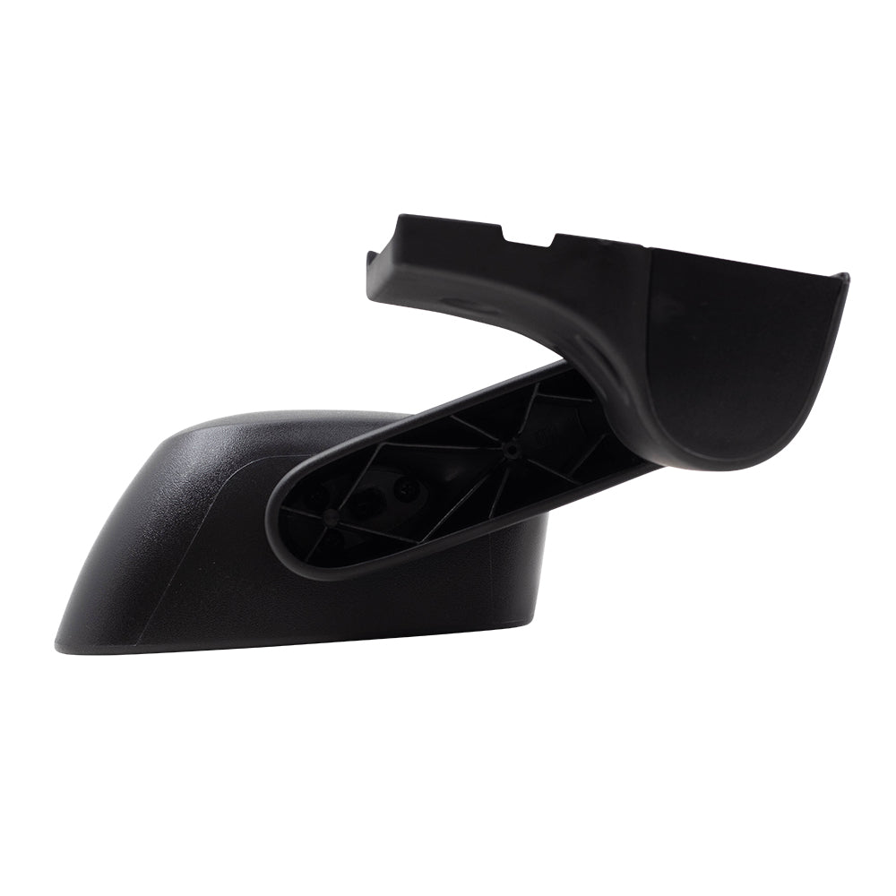 Driver and Passenger Manual Side View Mirrors Textured Replacement for 2003-2006 Wrangler 55395061AD 55395060AD