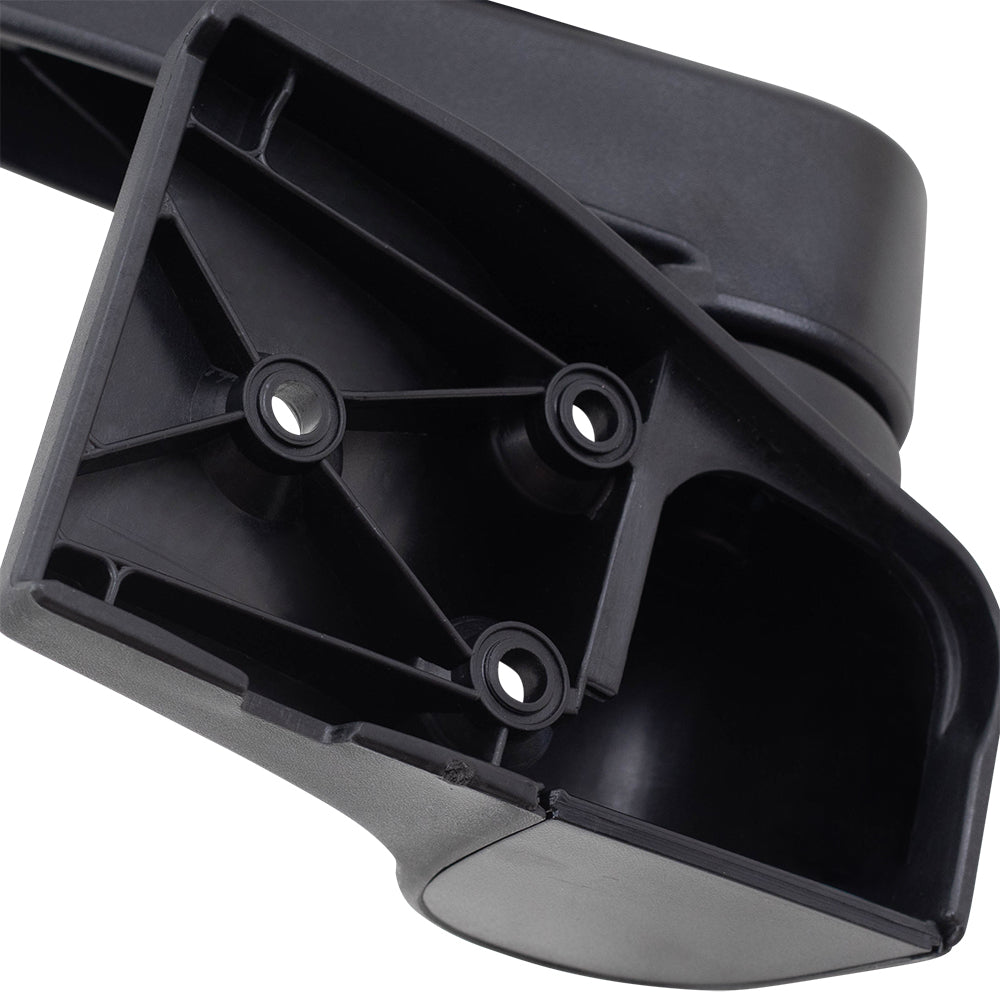 Driver and Passenger Manual Side View Mirrors Textured Replacement for 2003-2006 Wrangler 55395061AD 55395060AD