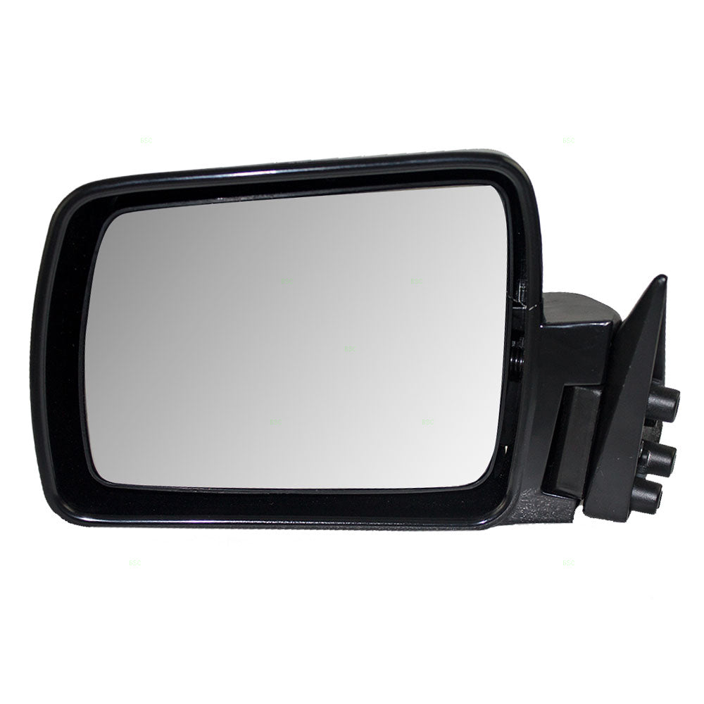 Replacement Driver Manual Side View Mirror Compatible with Cherokee Comanche Wagoneer 55034131