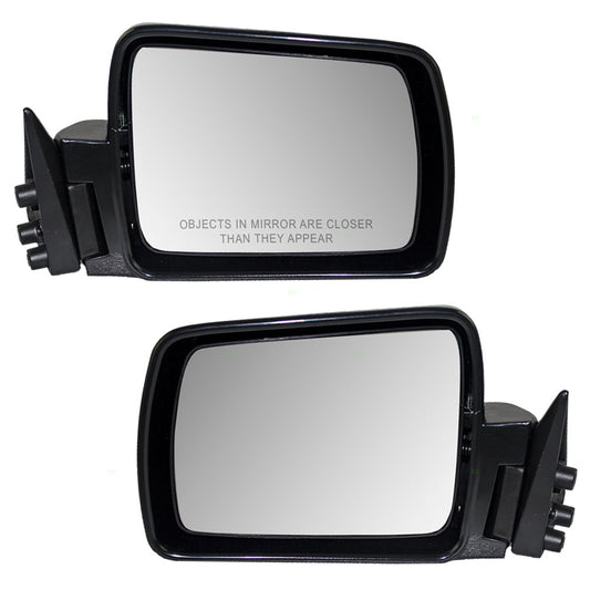 Driver and Passenger Manual Side View Mirrors Replacement for Jeep SUV 55034131 55007818