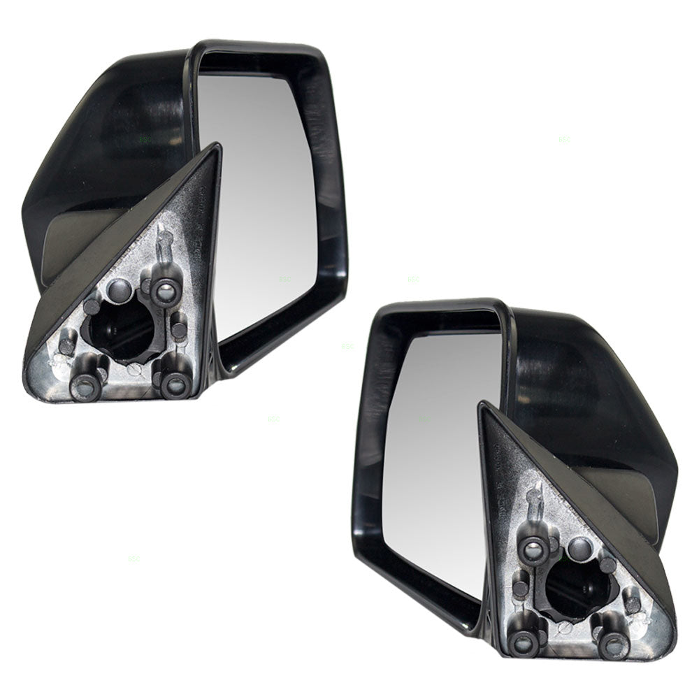 Driver and Passenger Manual Side View Mirrors Replacement for Jeep SUV 55034131 55007818