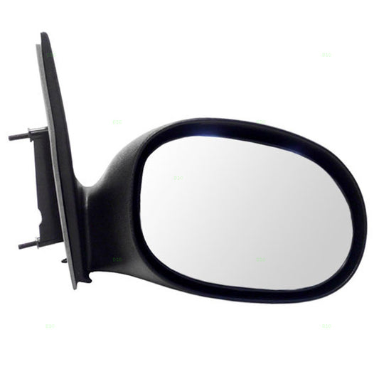 Side View Manual Mirror for 00-05 Dodge 00-01 Plymouth Neon Passengers Textured