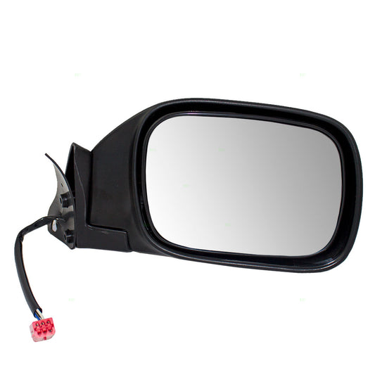 Side Mirror for 97-01 Jeep Cherokee Passengers Power Mirror Textured 55154948AC