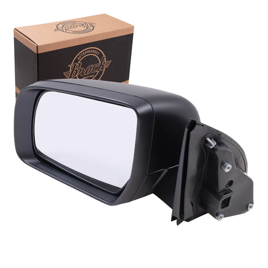 Brock Replacement Driver Side Manual Mirror without Spotter Glass OEM Substitute Compatible with 2019 Ranger