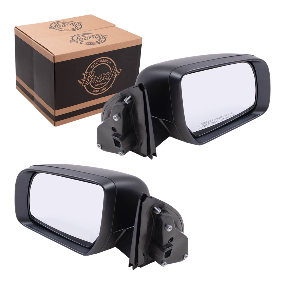 Pair Set Manual Mirror without Spotter Glass OEM Substitute for 2019 Ranger