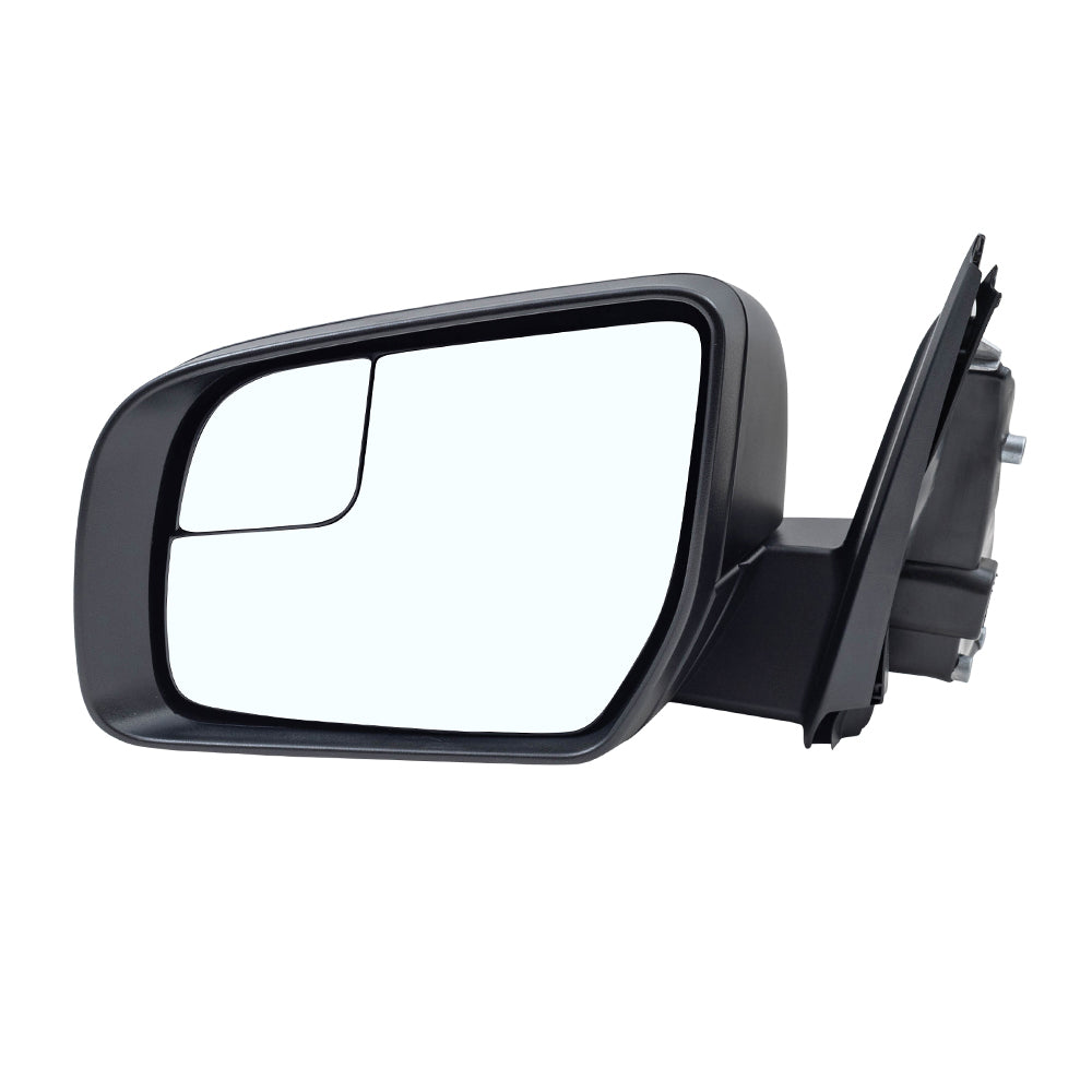 Brock Aftermarket Replacement Driver Left Manual Mirror Paint To Match Black With Spotter Glass Compatible With 2019-2021 Ford Ranger