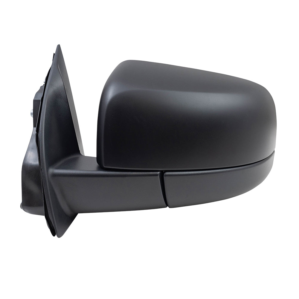 Brock Aftermarket Replacement Driver Left Manual Mirror Paint To Match Black With Spotter Glass Compatible With 2019-2021 Ford Ranger