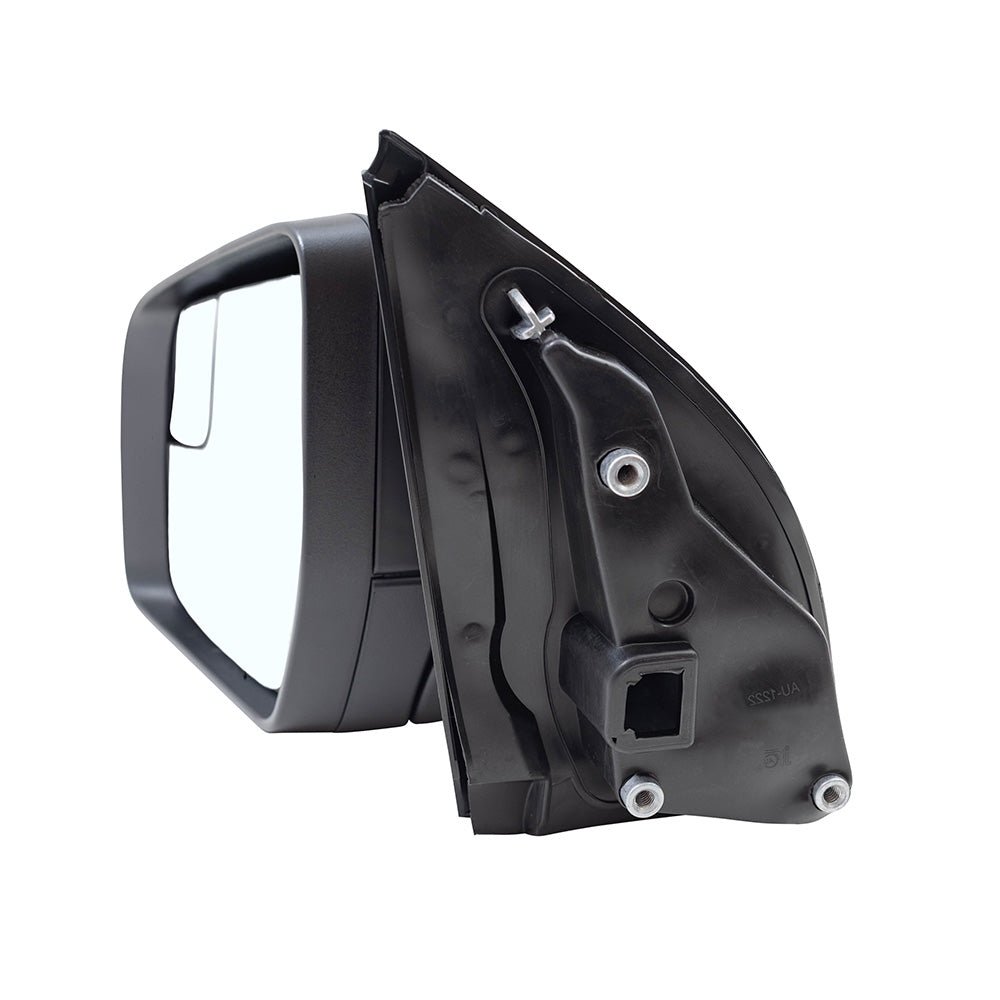 Brock Aftermarket Replacement Driver Left Manual Mirror Paint To Match Black With Spotter Glass Compatible With 2019-2021 Ford Ranger