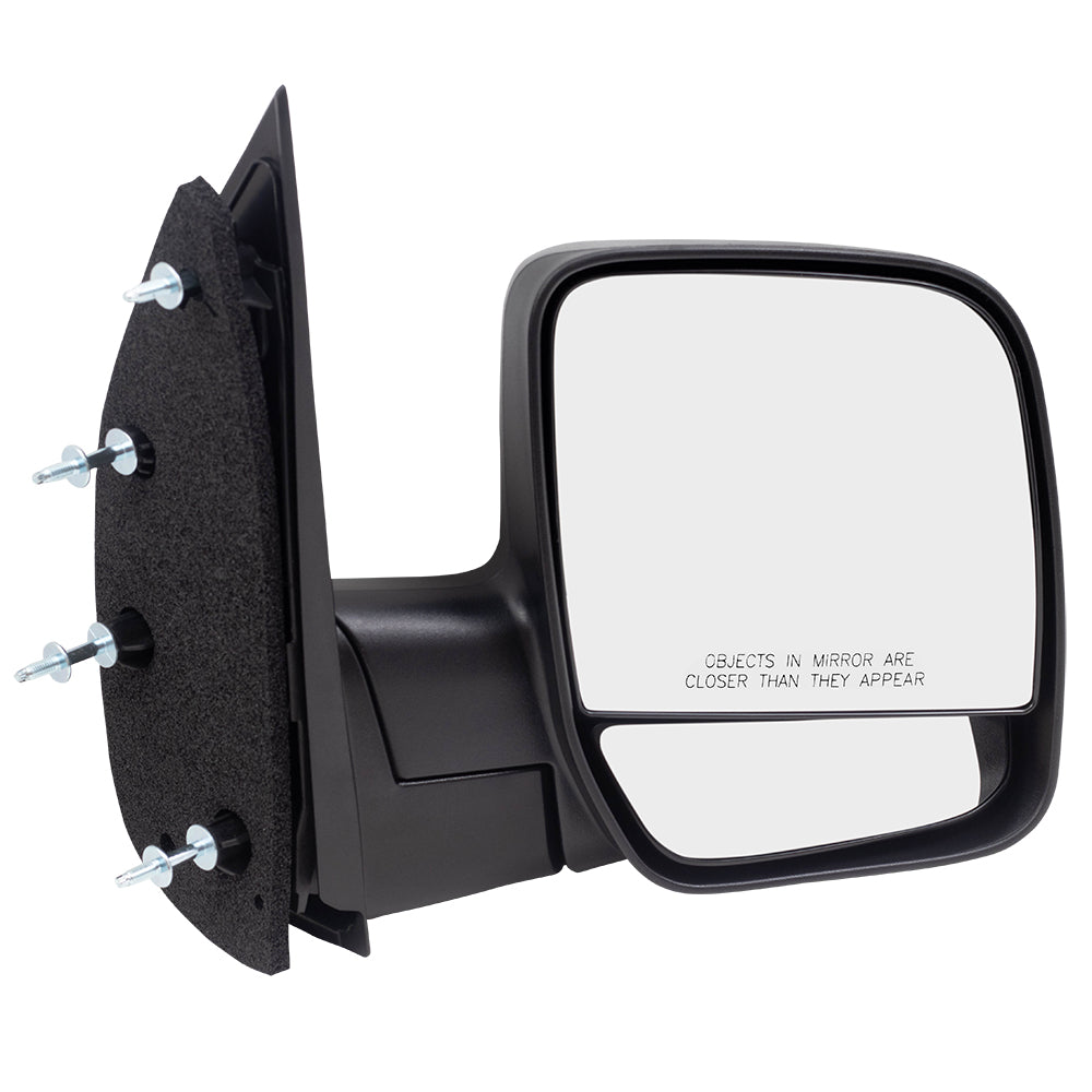 Driver and Passenger Manual Side View Mirrors Dual Glass Paddle Type Replacement for 2003-2009 E-Series Van 3C2Z17683FAA 3C2Z17682FAA