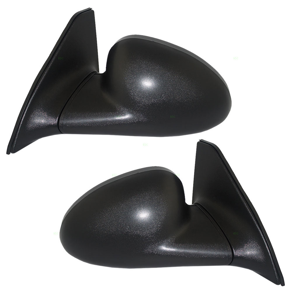 Driver and Passenger Manual Side View Mirrors Textured Replacement for 1997-2002 Escort 1997-1999 Tracer