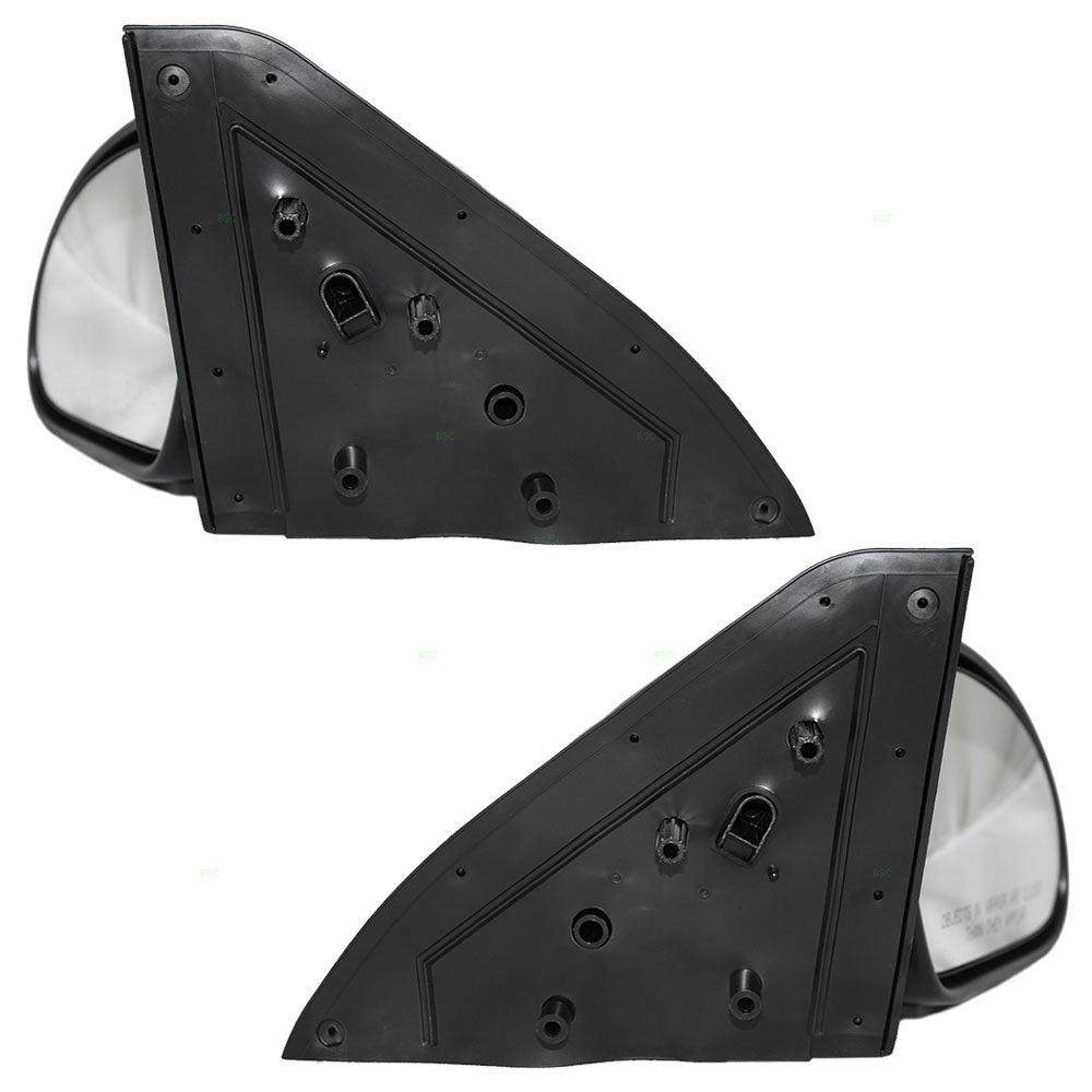 Driver and Passenger Manual Side View Mirrors Textured Replacement for 1997-2002 Escort 1997-1999 Tracer