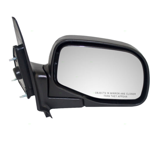 Passenger Side Manual Style Type Mirror fits Ford Ranger Mazda B Series Pickup