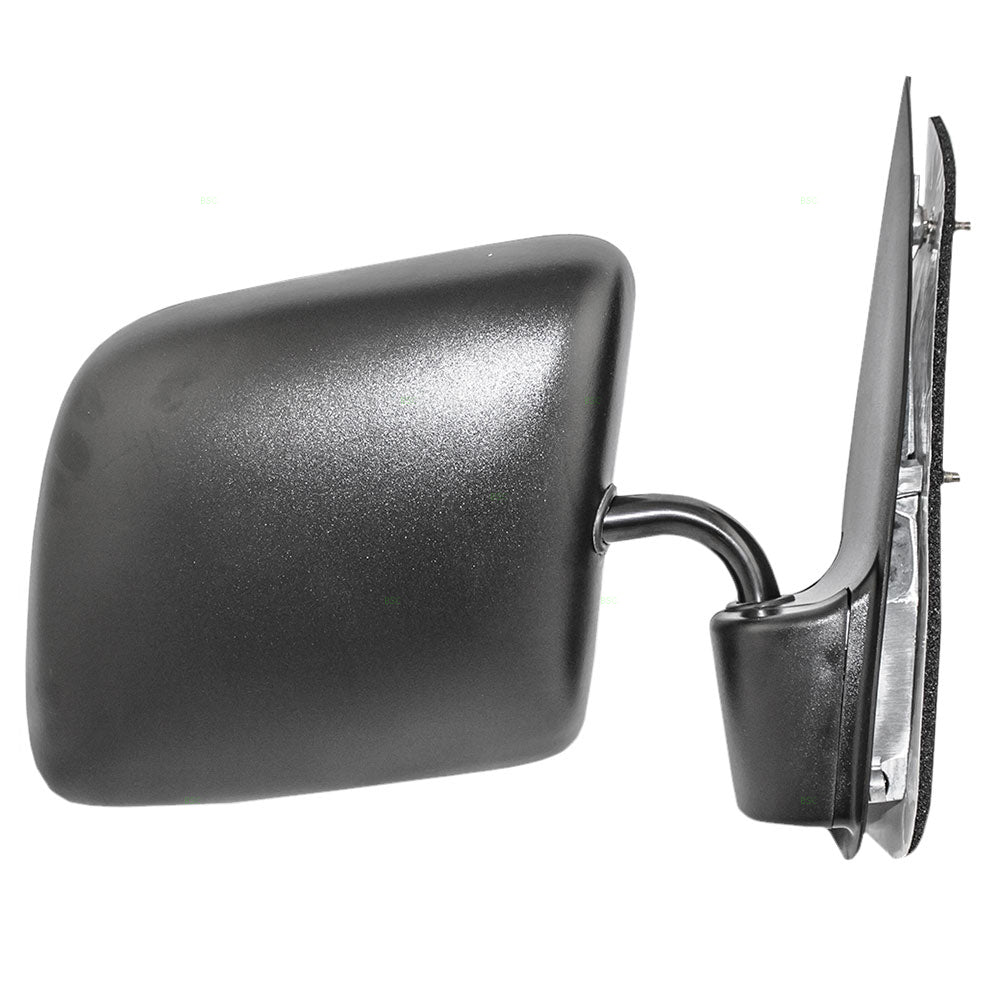 Passengers Manual Side View Mirror Swing Lock Paddle Type with Convex Glass Replacement for 92-97 Ford E-Series Van F4UZ17682A