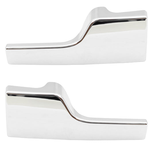 Brock Replacement Pair Set Inside Interior Inner Chrome Door Handles Compatible with 2003-2006 Navigator 6L7Z78431B15C 6L7Z78431B14C