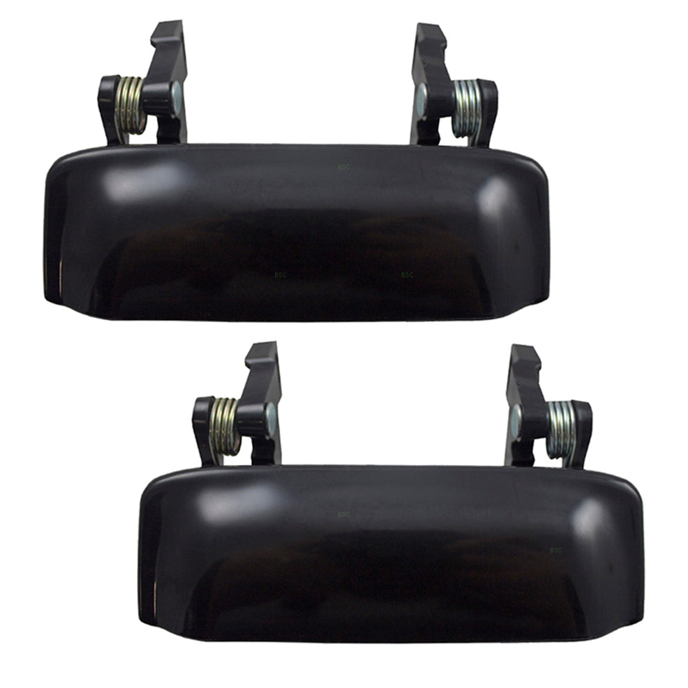 Brock Replacement Pair Set Front Outside Door Handles Compatible with 1993-2011 Ranger 1994-2010 B Series Pickup Truck