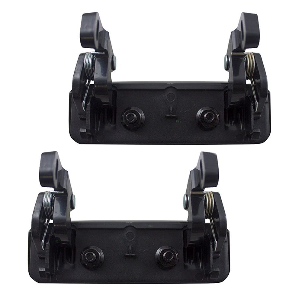 Brock Replacement Pair Set Front Outside Door Handles Compatible with 1993-2011 Ranger 1994-2010 B Series Pickup Truck