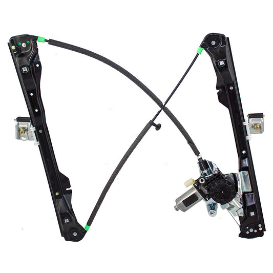 Brock Replacement Drivers Front Power Window Lift Regulator with Motor Assembly Compatible with 2000-2007 Focus 3 Door Hatchback 6S4Z6123201BB