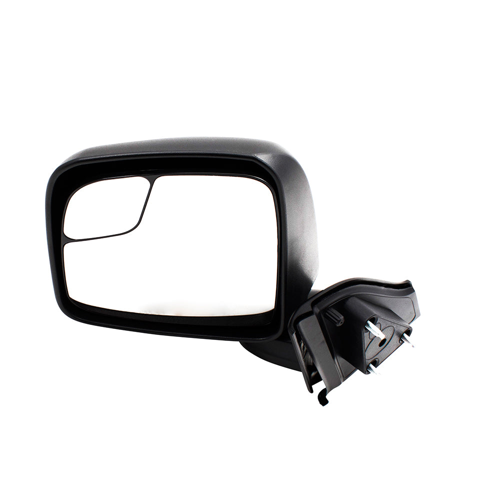 BROCK Drivers Manual Side View Mirror Spotter Glass Left Textured Compatible with 13-17 City Express NV200 19317311 963023LM0A