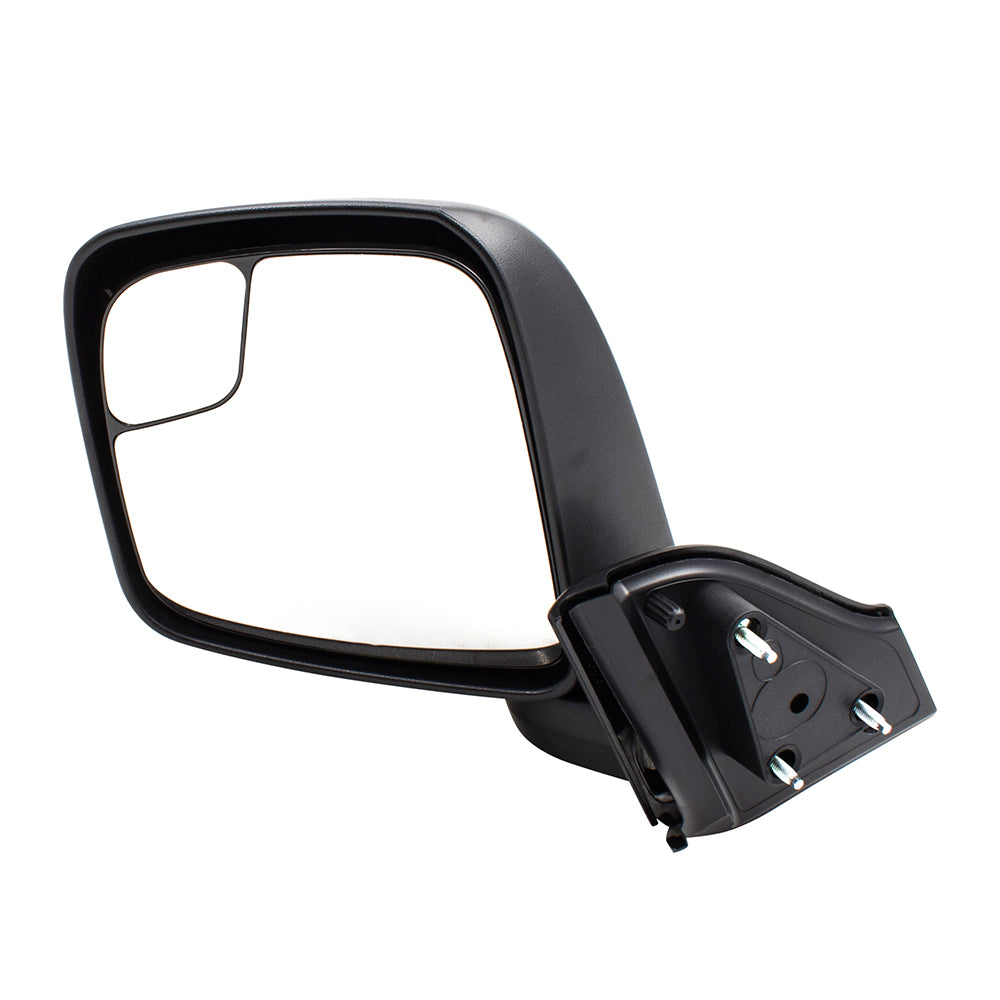 BROCK Drivers Manual Side View Mirror Spotter Glass Left Textured Compatible with 13-17 City Express NV200 19317311 963023LM0A