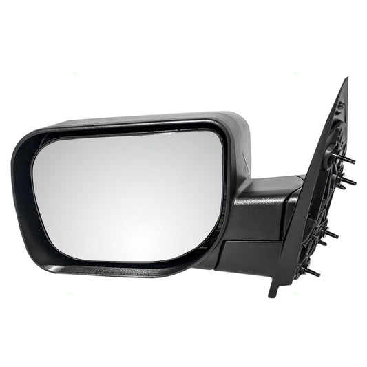 Drivers Side View Manual Textured Mirror for QX56 Armada Titan Pickup Truck