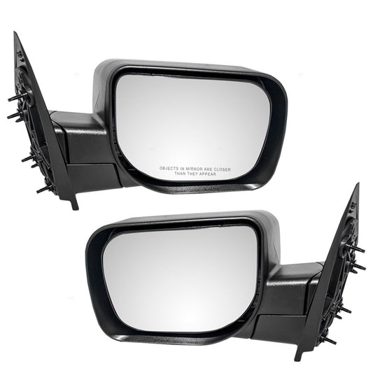 Driver and Passenger Manual Side View Mirrors Compatible with 04-15 Titan Pickup Truck SUV 96302-ZH00A 96301-ZH00A