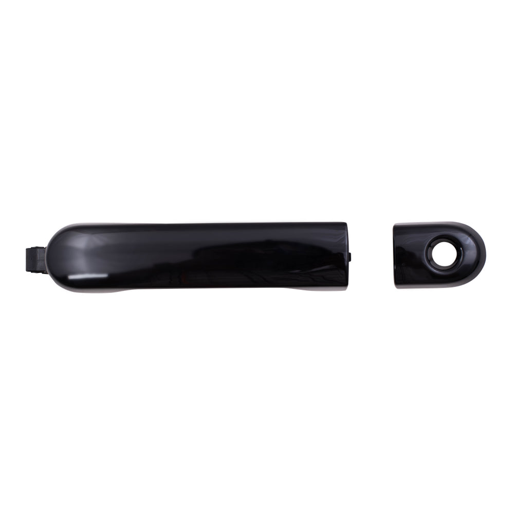 Brock Replacement Drivers Front Outside Door Handle w/ Keyhole Compatible with 07-11 Versa Hatchback & Sedan 80644-EL12A