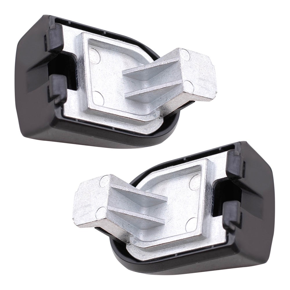 Brock Replacement for Pair Set Outside Rear Exterior Door Handles Compatible with 07-12 Versa (EXCLUDING Entry) 82641EL12A 82640E12A